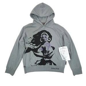 Teddy Fresh Magic The Gathering Liliana Vess Grey Hoodie Mens XS NEW
